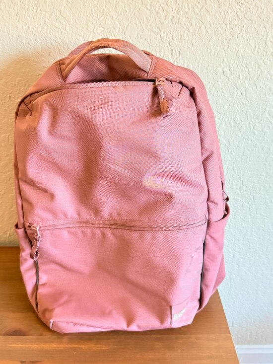 Lululemon Double-Zip Backpack 22L Spiced Chai Pink Laptop Travel Bag main image 4